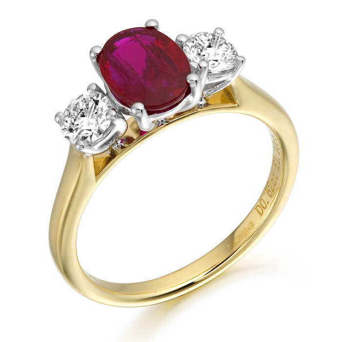 coloured stone rings D&K Jewellers diamond rings northern ireland