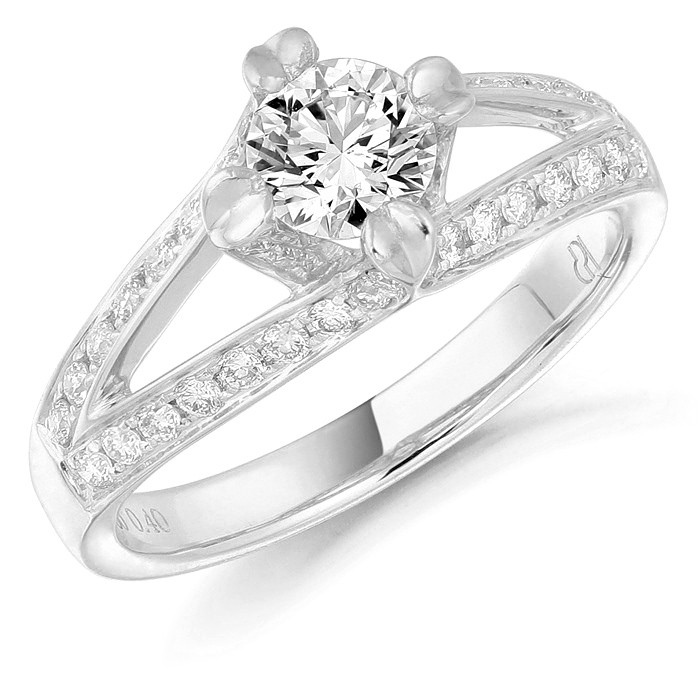 Men's Titanium Wedding Ring | Offset Fine Grooves | ShopStreet.ie