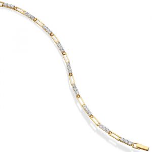 Trilogy Yellow Gold Bracelet